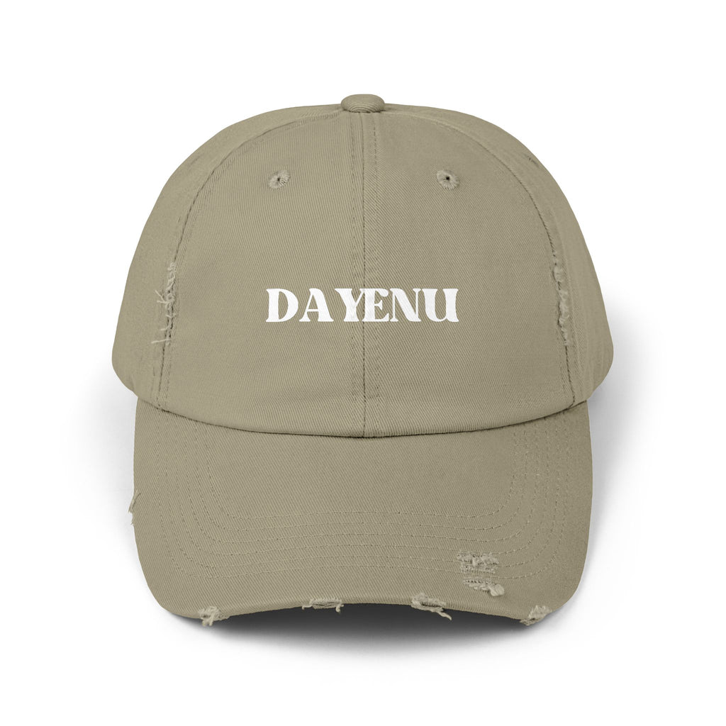 Dayenu Jewish Pride Baseball Hat  Distressed Cap with 'DAYENU' Jewish Gifts