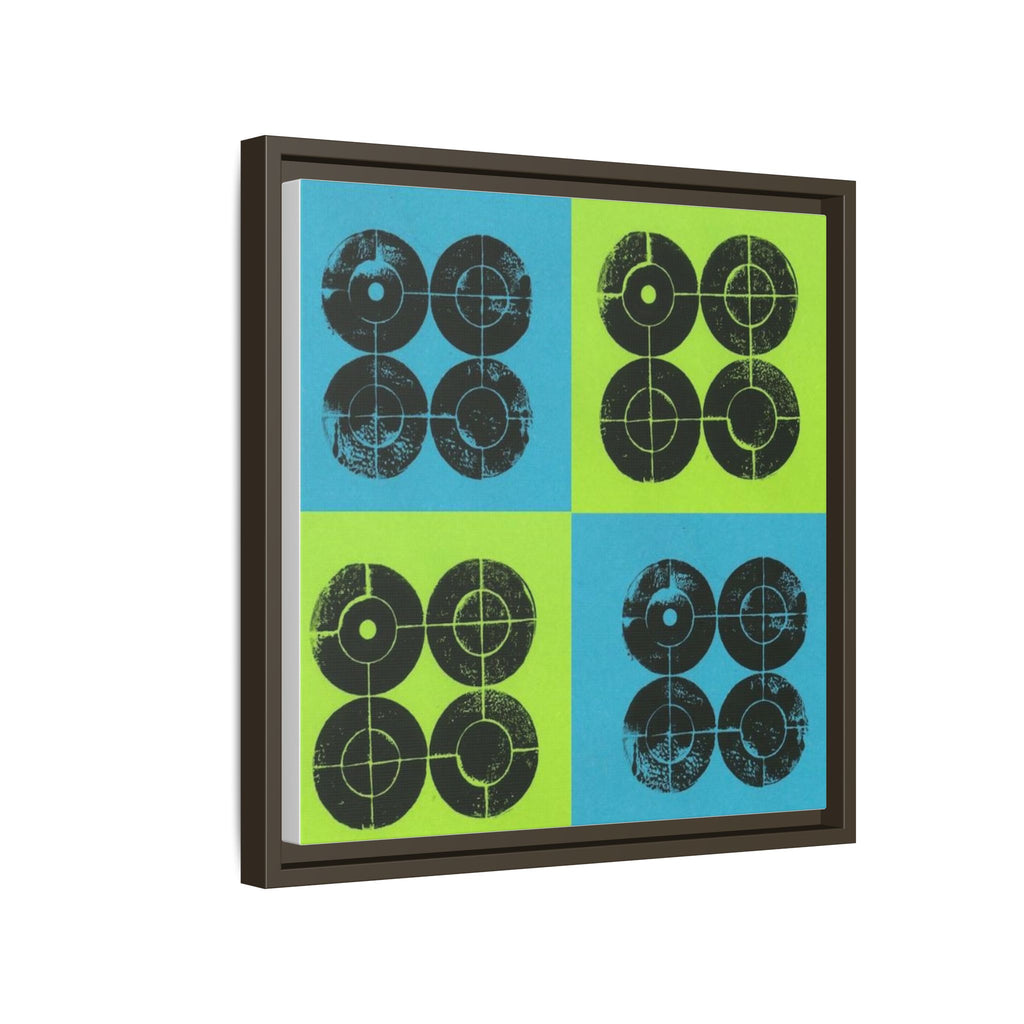 Printing With Legos Collagraph Matte Canvas, Framed