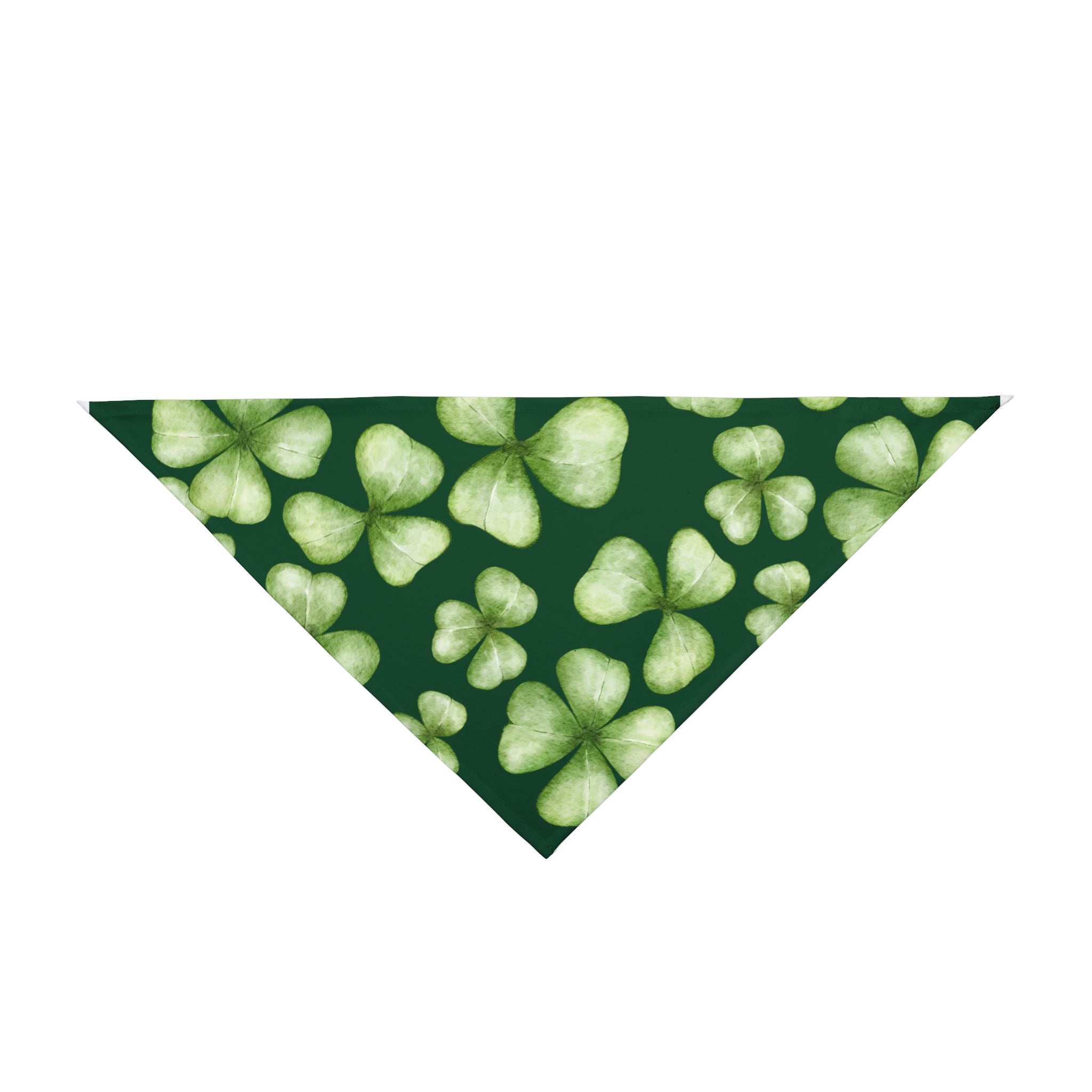 Irish Pet Bandana Shamrock Dog Bandana St. Patrick's Dog Bandana