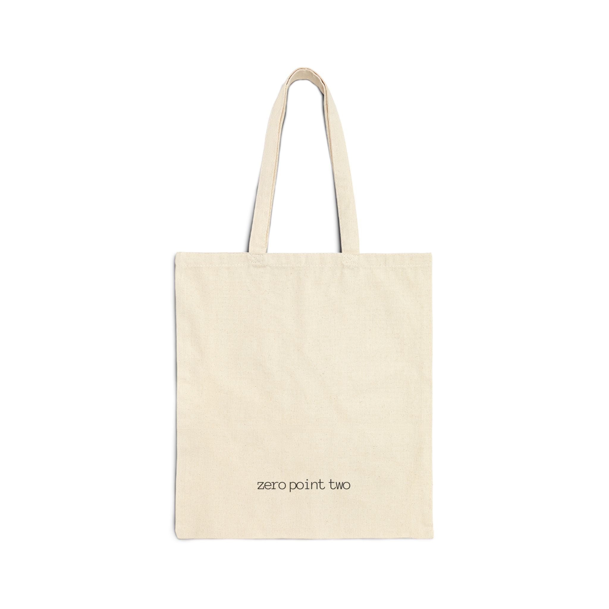Zero Point Two Eco-Friendly Cotton Canvas Tote Bag - 0.2 Tote Bag
