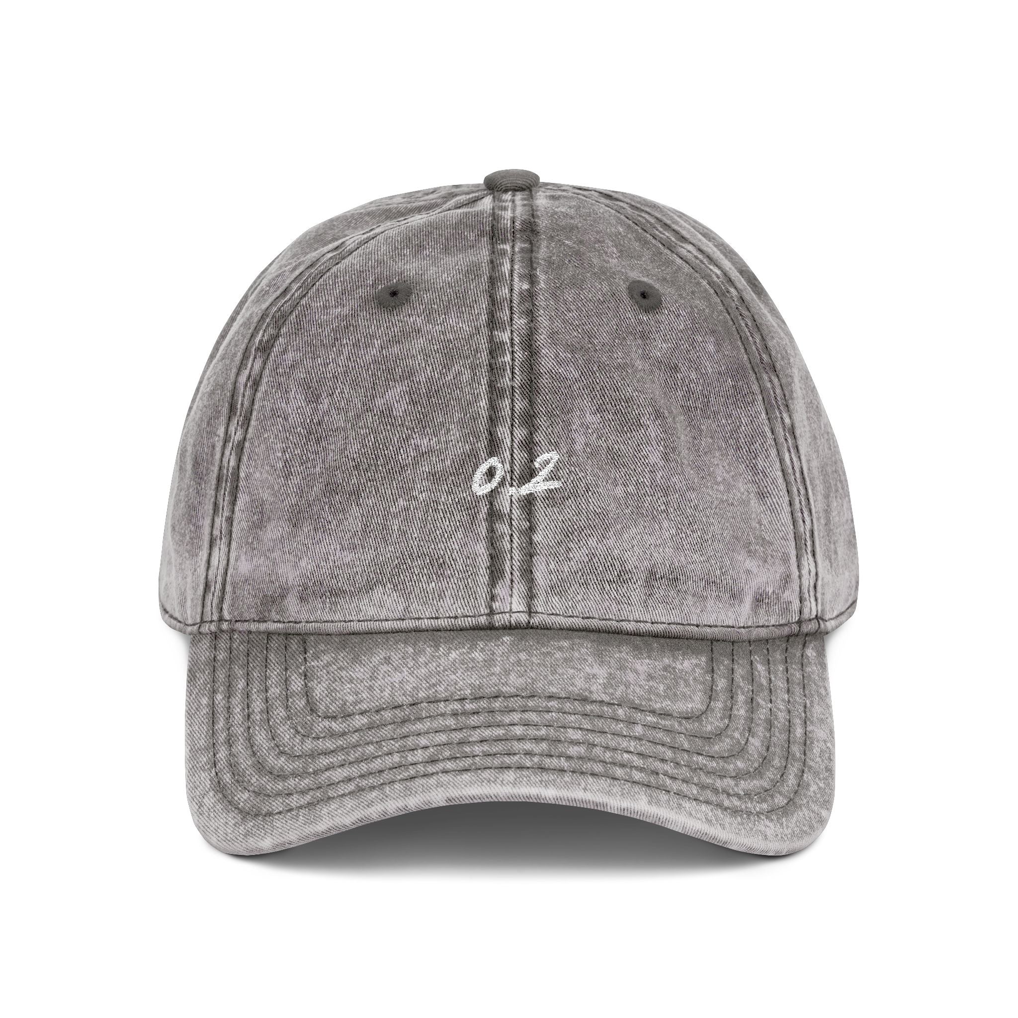 Zero Point Two Vintage Embroidered Cap Jewish Identity Hat