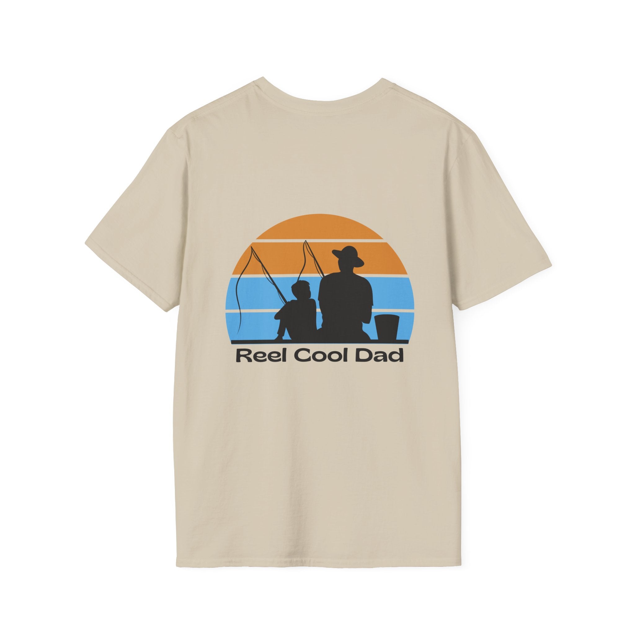 Reel Cool Dad Fishing T-Shirt, Father's Day Gift, Softstyle Tee, Fishing Apparel