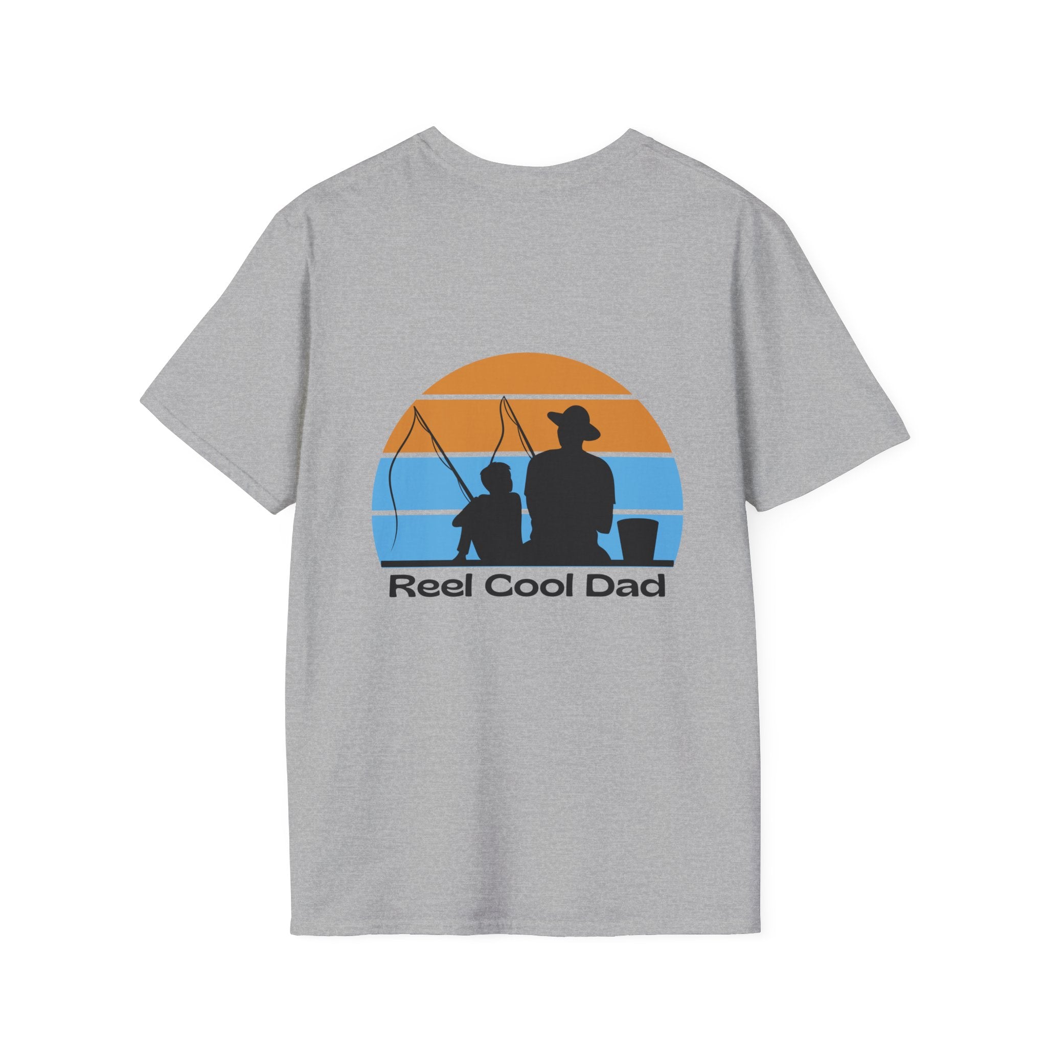 Reel Cool Dad Fishing T-Shirt, Father's Day Gift, Softstyle Tee, Fishing Apparel