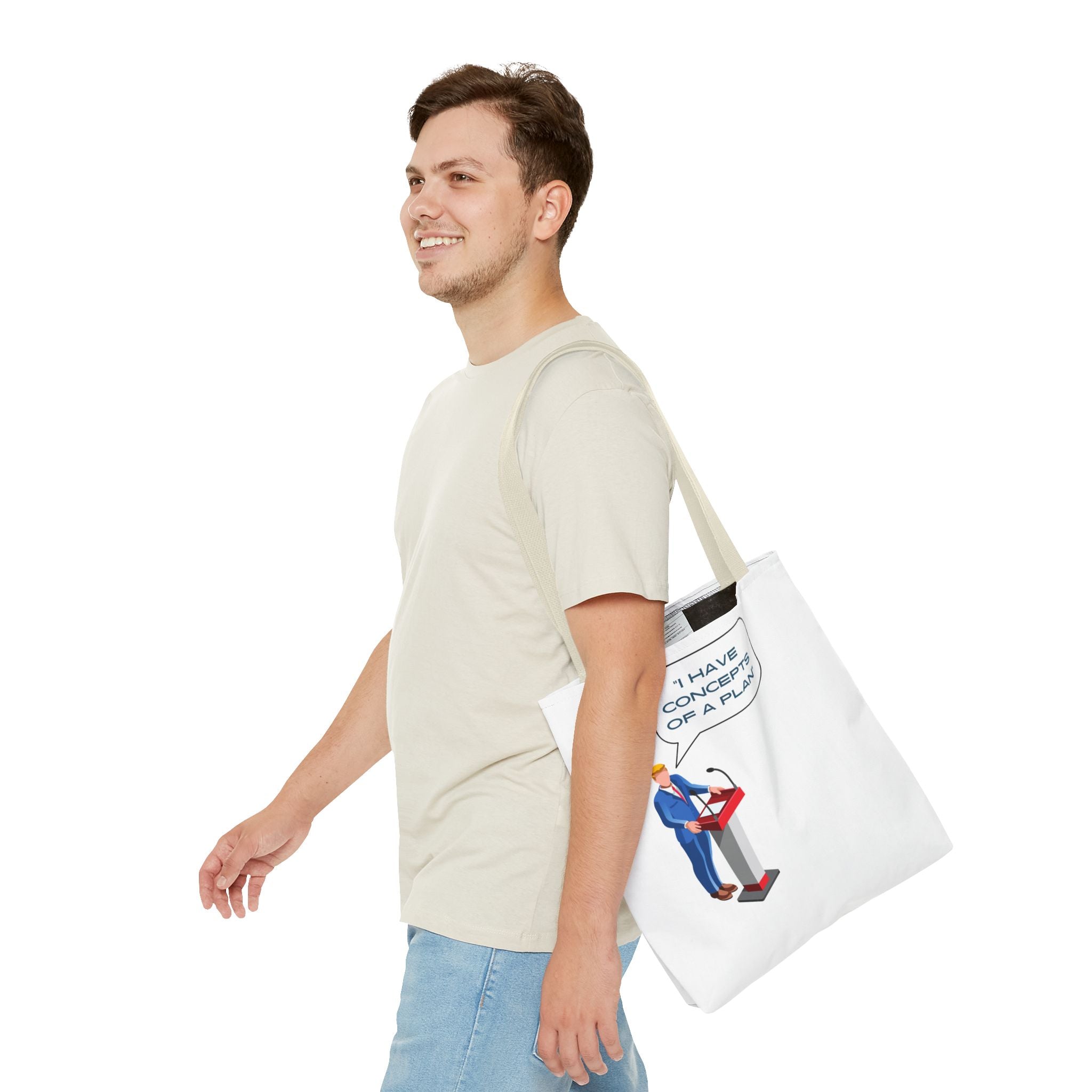 I Have Concepts of a Plan Trump Quotes They're Eating the Pets Tote Bag