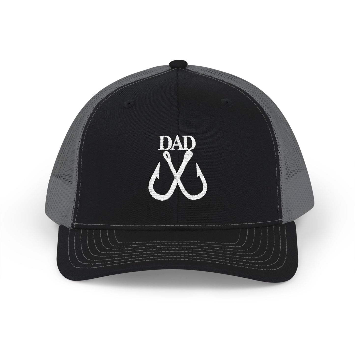 Custom Embroidered Dad Hooks Fishing Hat, Perfect Gift for Fathers Day Fishing Hat for Dad