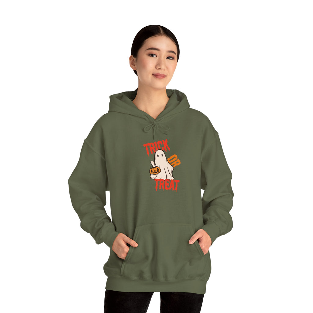 Halloween Hoodie Trick or Treat Halloween Hooded Sweatshirt