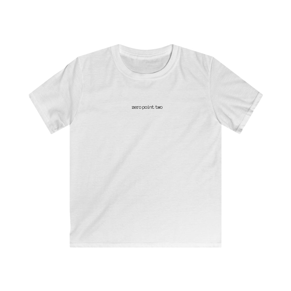 Youth Zero Point Two Softstyle Tee - Zero Point Two, 0.2 Comfortable Kids Tee