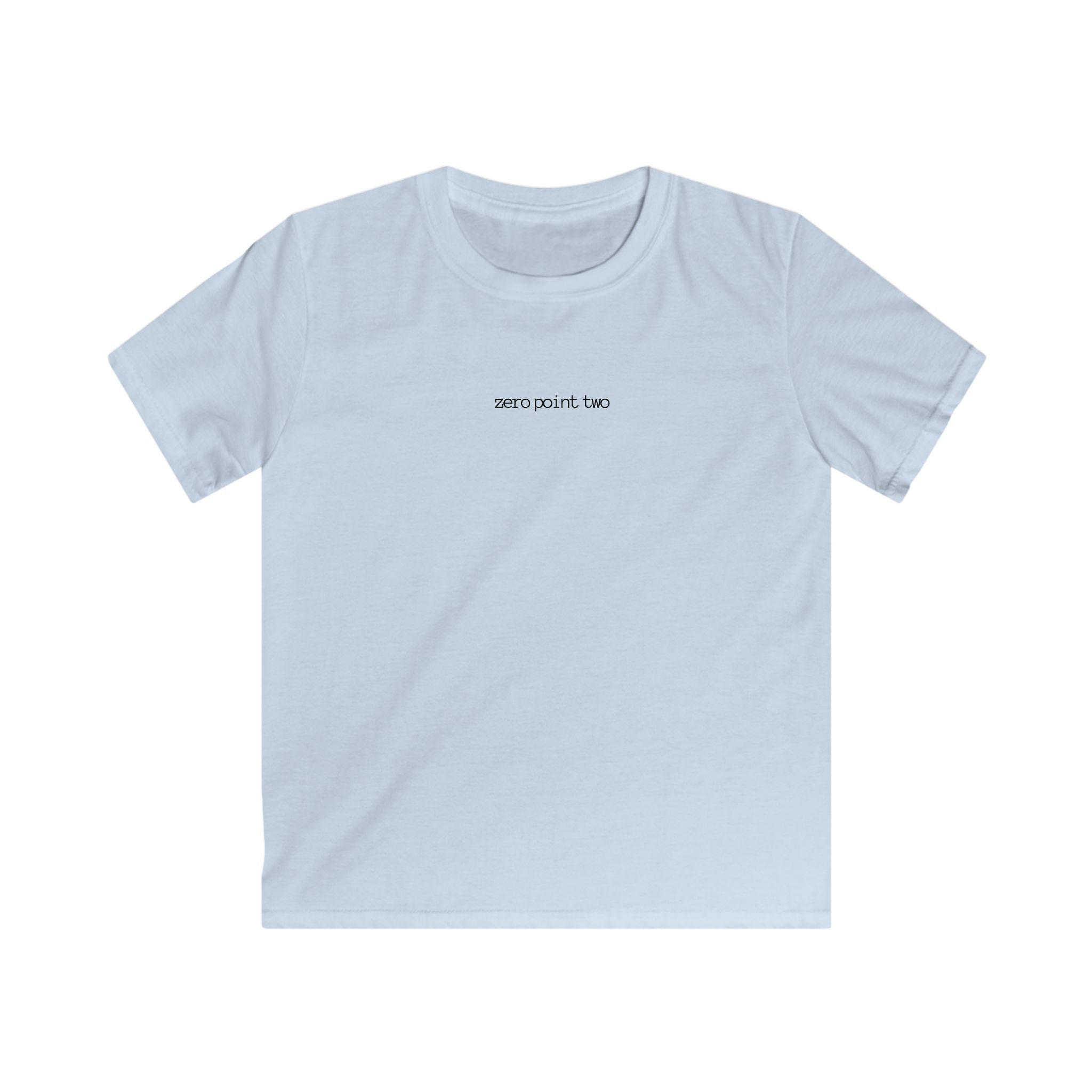 Youth Zero Point Two Softstyle Tee - Zero Point Two, 0.2 Comfortable Kids Tee