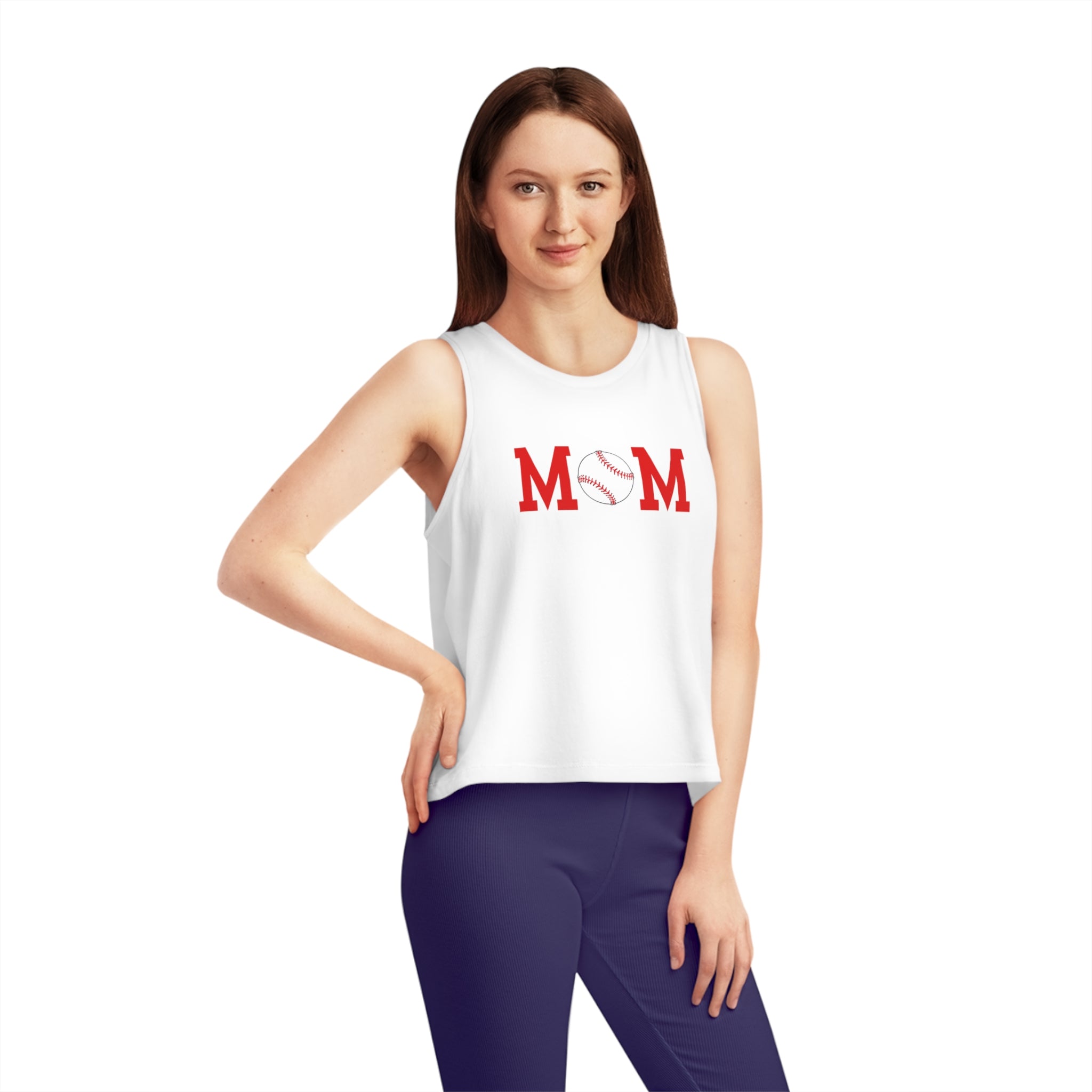 Baseball Mom Women's Dancer Cropped Tank Top