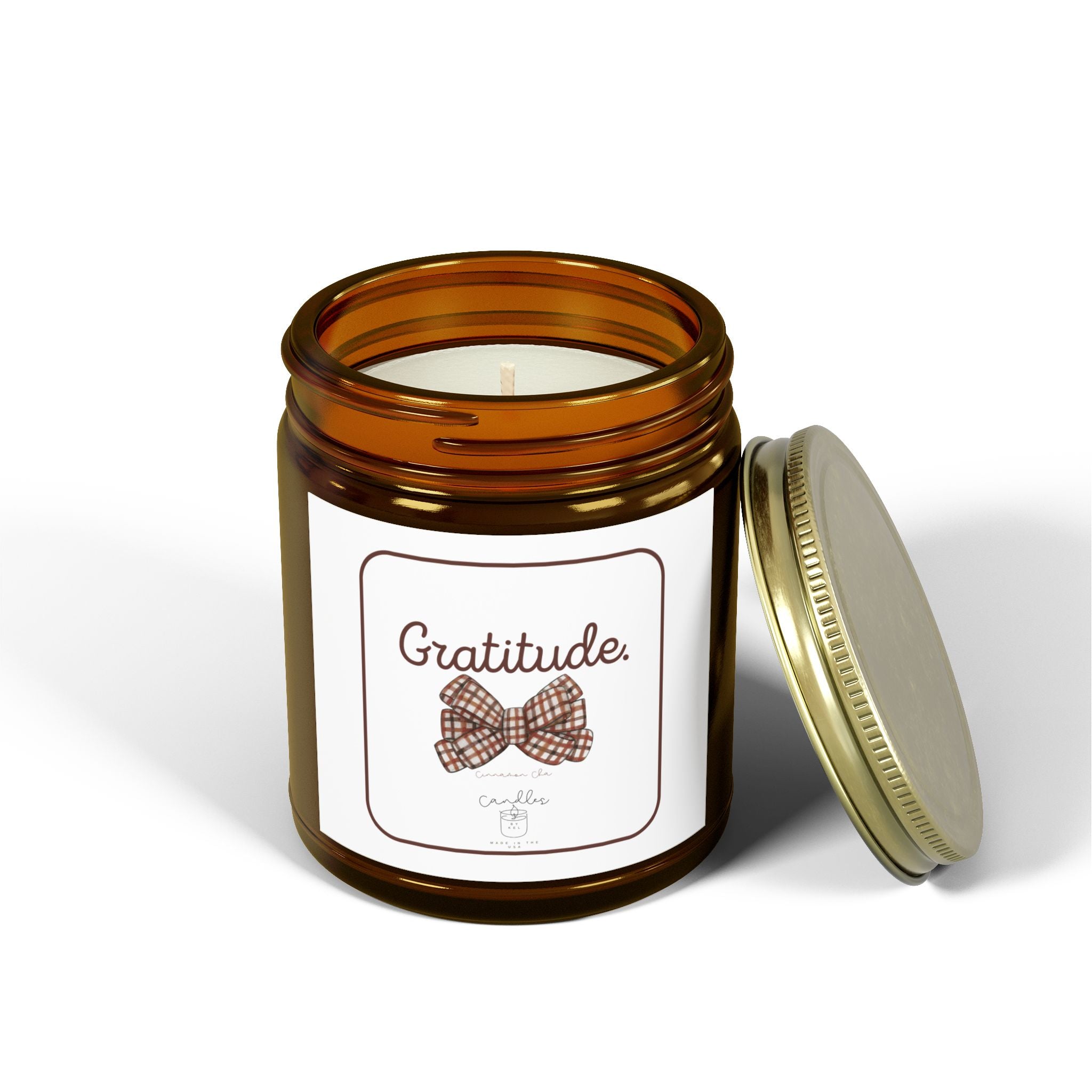 Fall Gratitude Candle Cinnamon Chai
