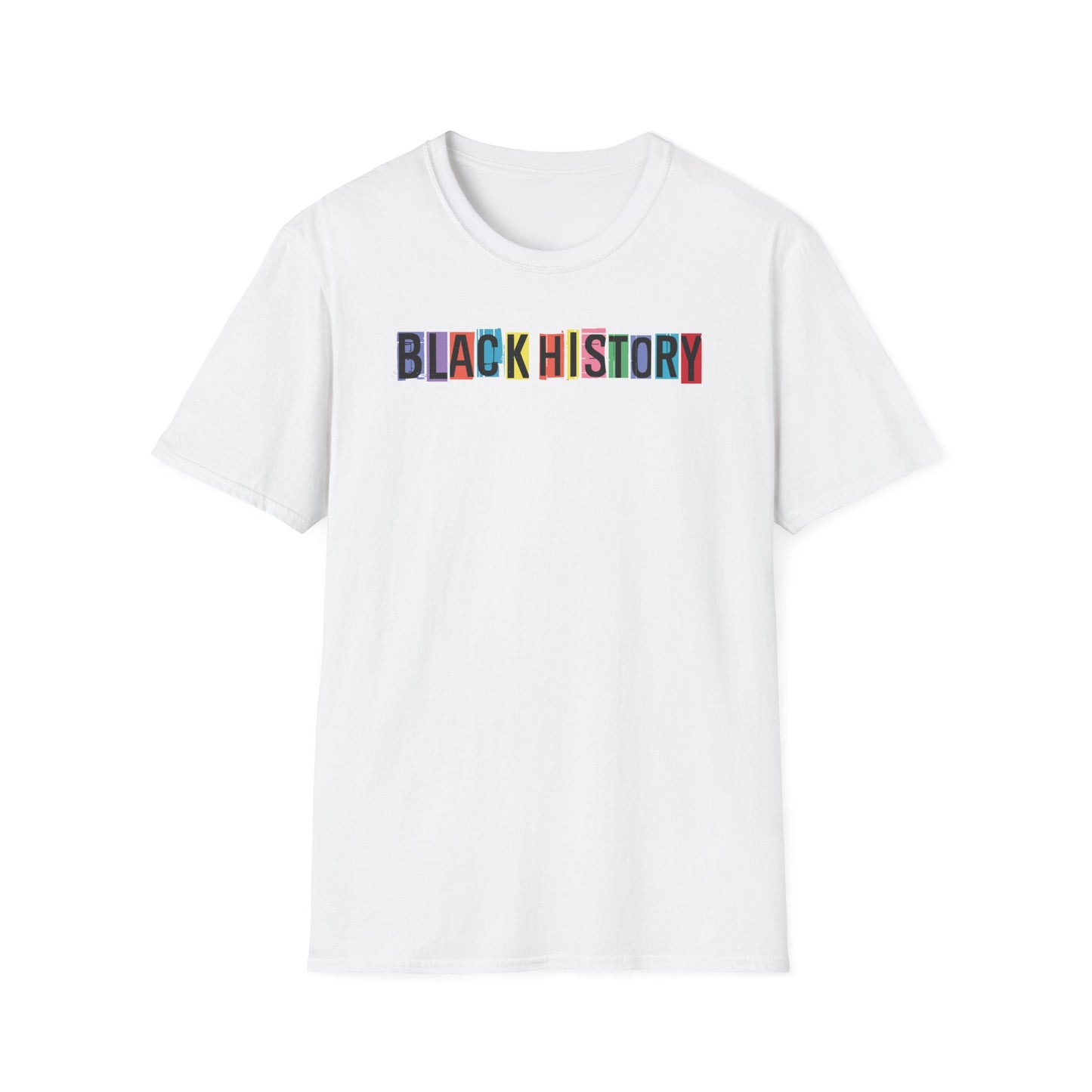 Black History T-Shirt Love Black History Month Shirt to Support Black History - Unisex Softstyle Tee, Pride Apparel