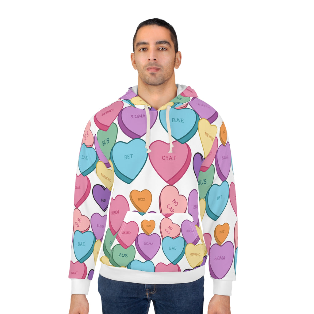 Valentines Day Skibidi Sigma Bussin Pullover Hoodie Perfect Gift for Your Bae