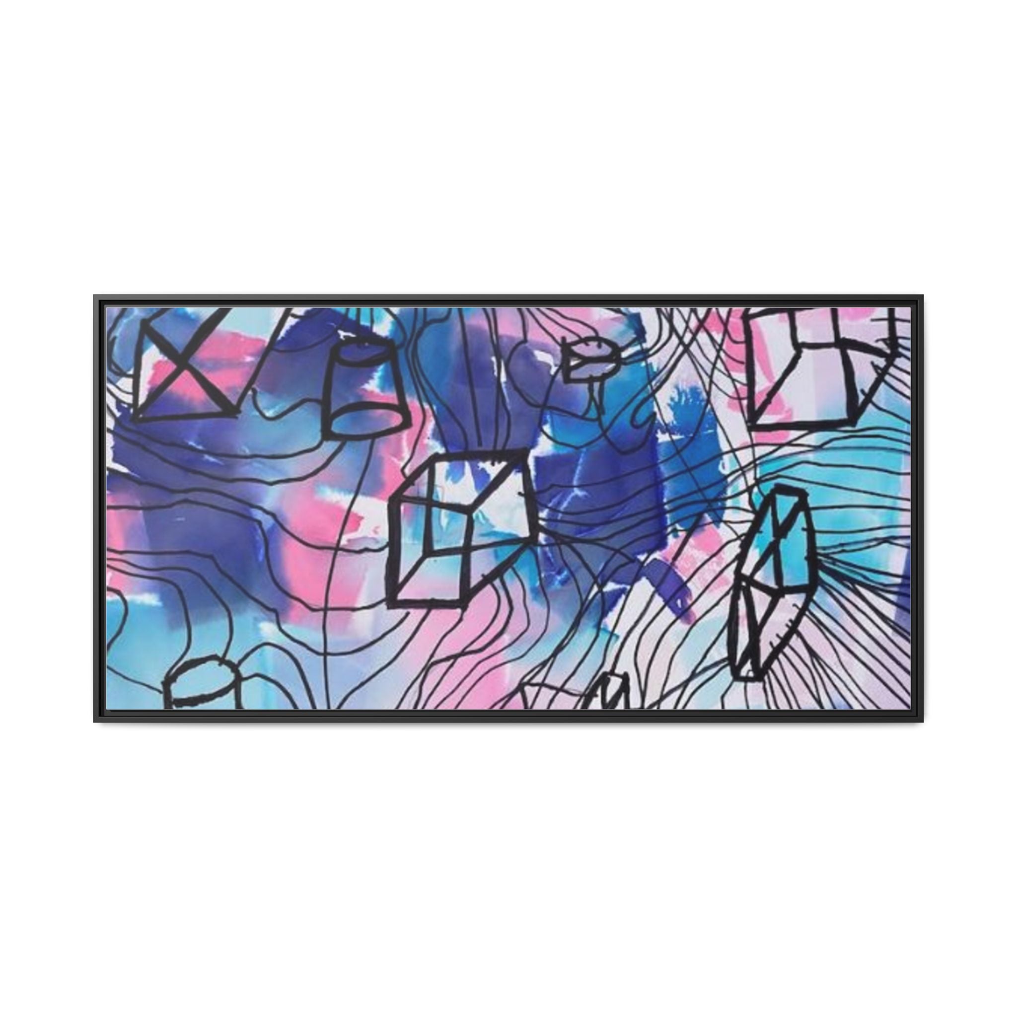 Elements of Art: Form Framed Canvas by Jackson G. Smith