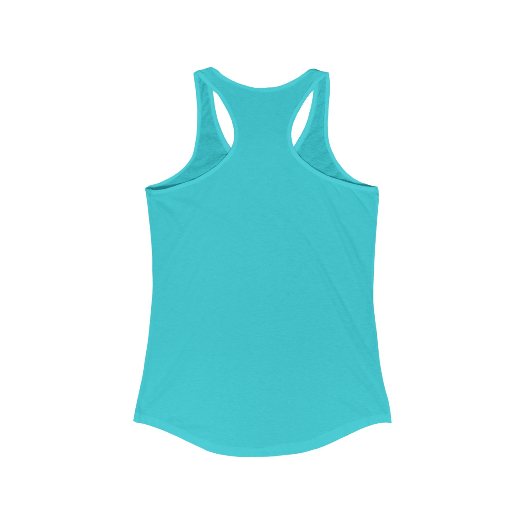 You can't stop the waves but you can learn to surf Women's Ideal Racerback Tank