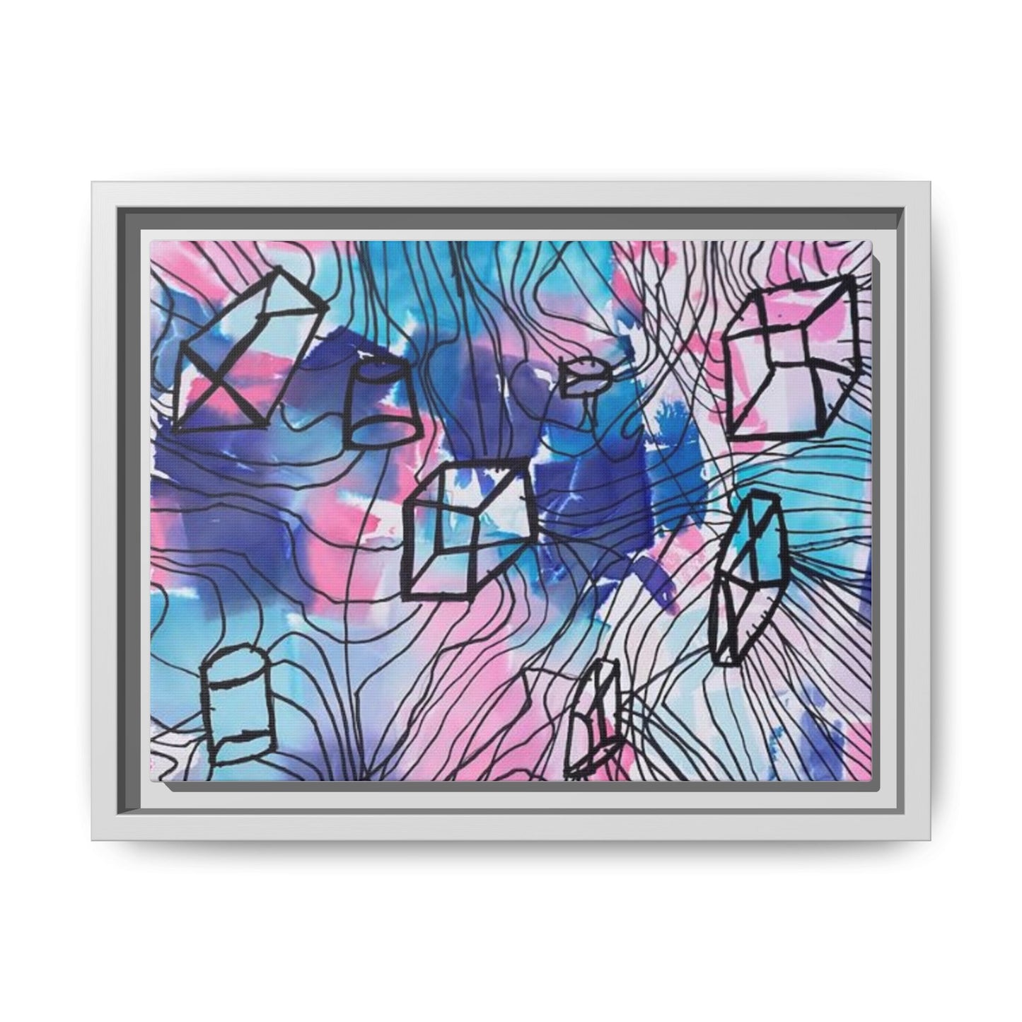 Elements of Art: Form Framed Canvas by Jackson G. Smith