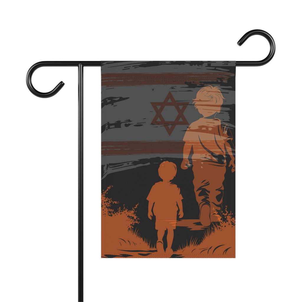 The Bibas Family Support The Bibas Family Memory Never Forget Bibas Family Black and Orange Flag