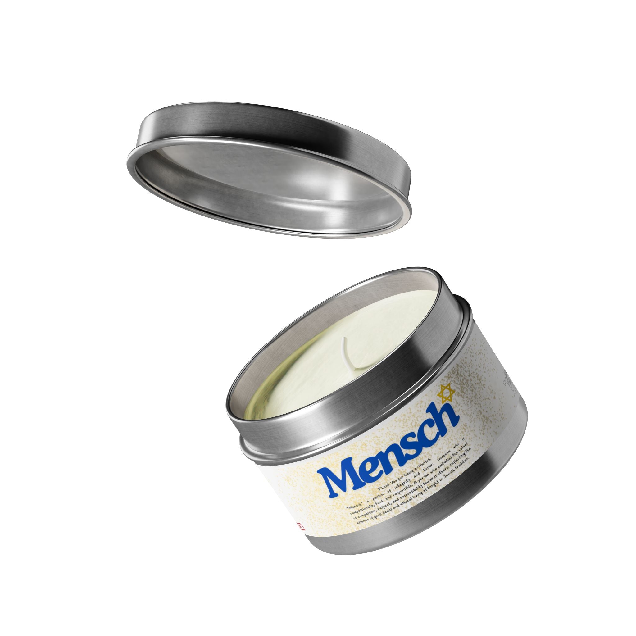 Thank You for being a Mensch Candle. Thank you Gift. Mensch Gift Jewish Thank you Gift