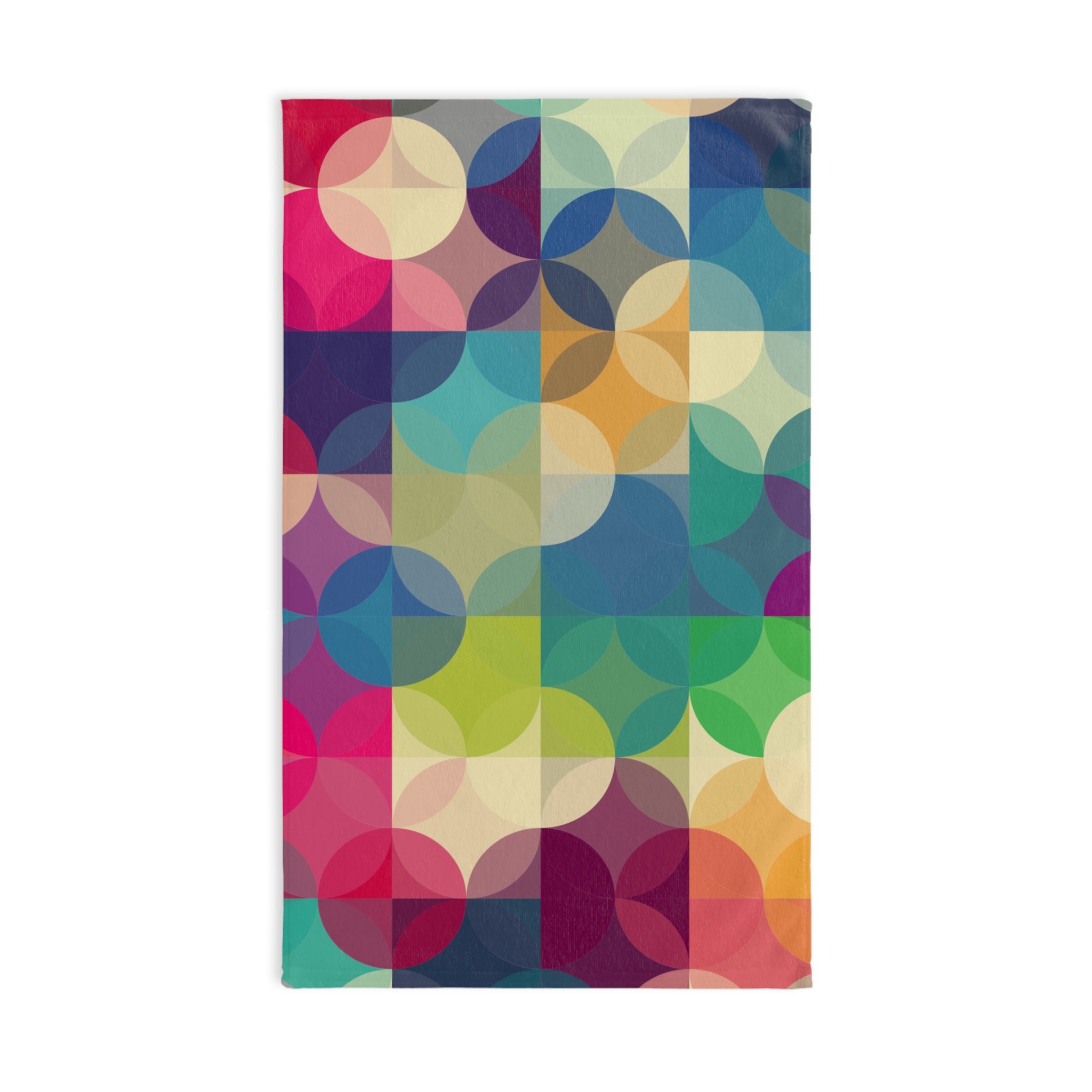 Colorful Kaleidoscope Hand towel for kitchen or bathroom Vibrant Hand towel for Guests 16 x 28