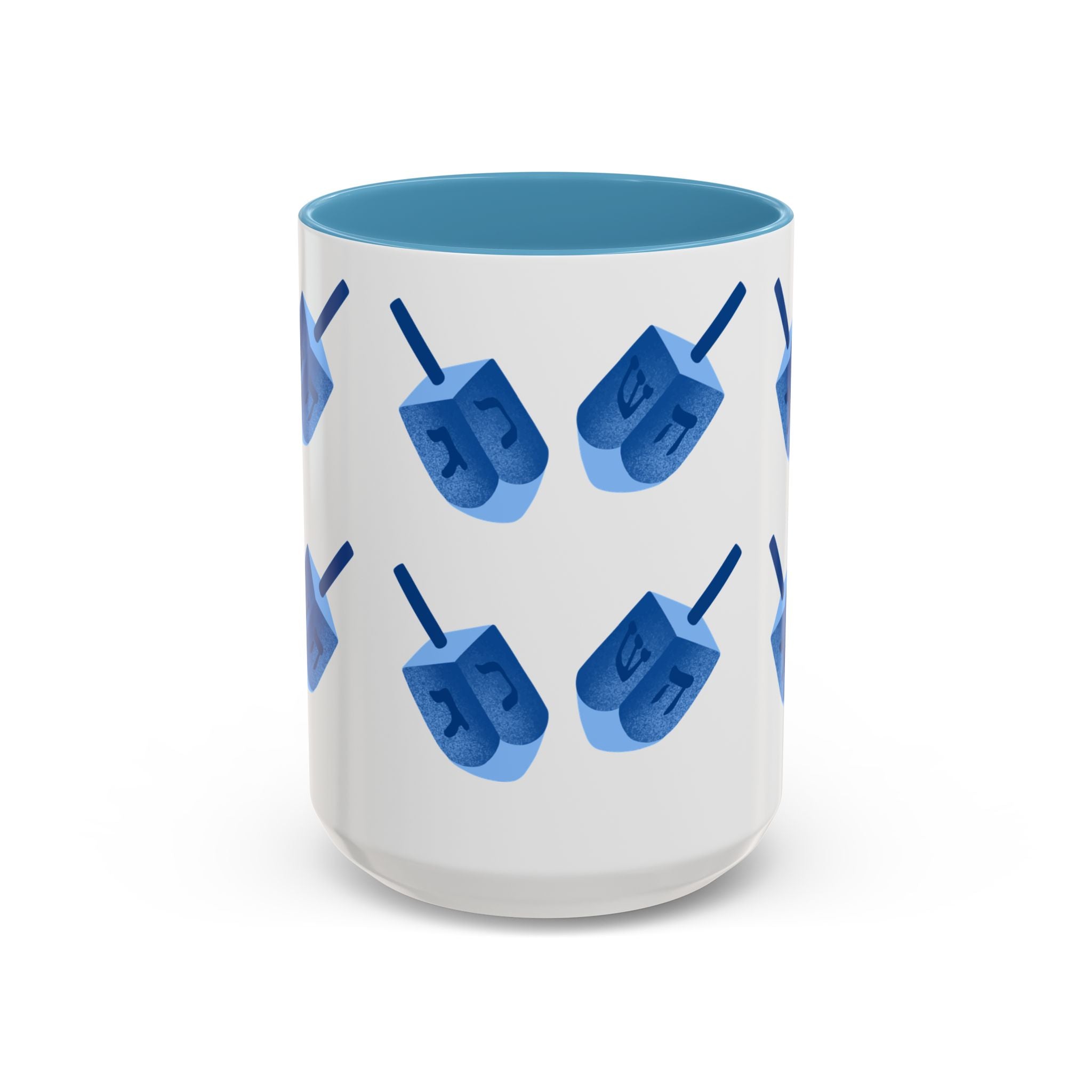 Dreidels Hanukkah Mug 15 oz