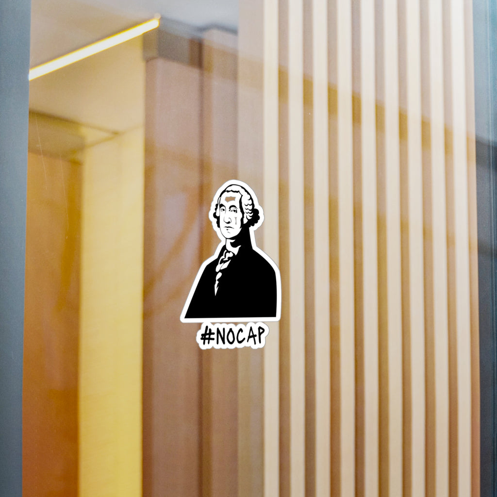 No Cap George Washington Kiss-Cut Vinyl Decals