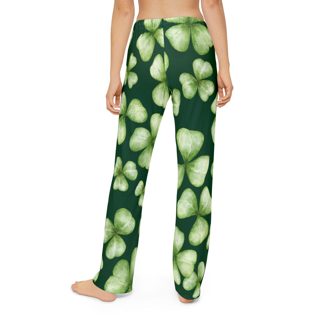 Kids Shamrock Pants St. Patrick's Day Kids Lounge Pants