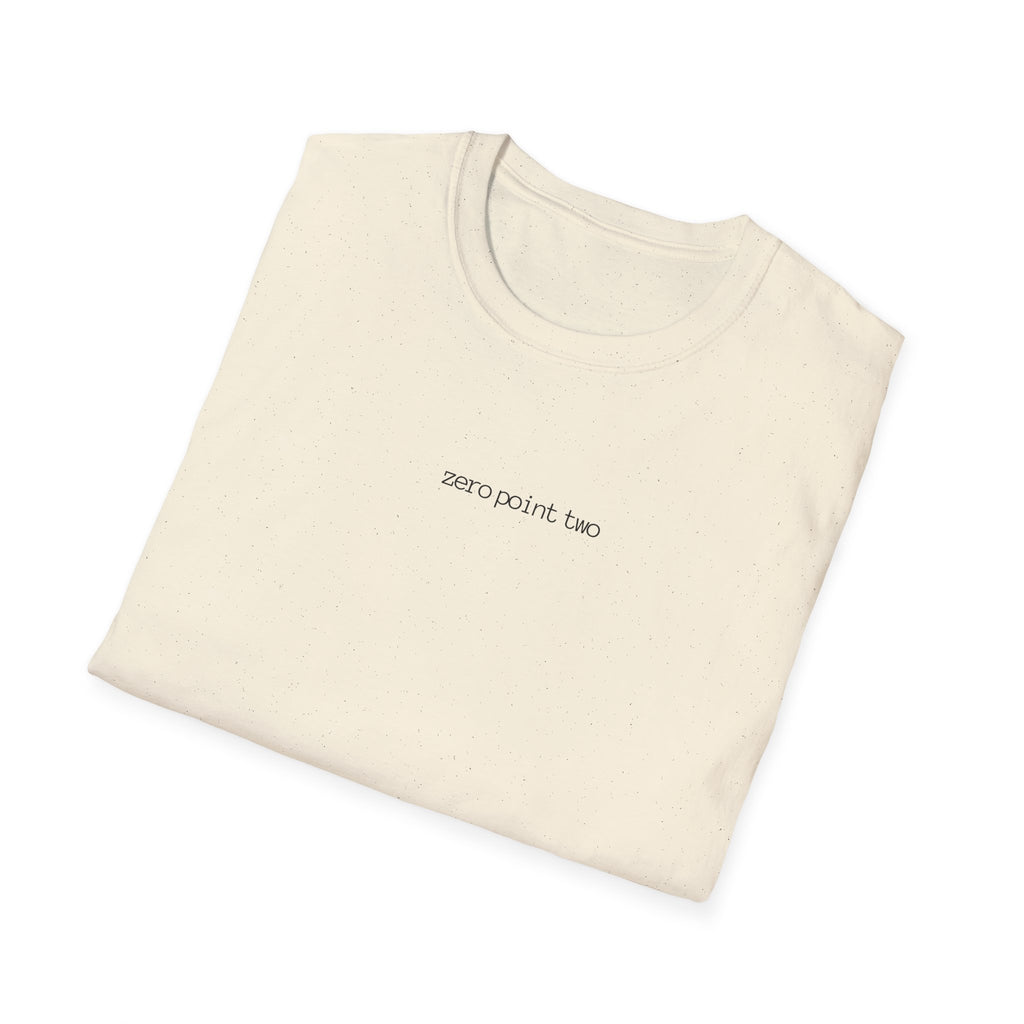 Zero Point TwoT-Shirt soft style vintage feel 0.2 tee