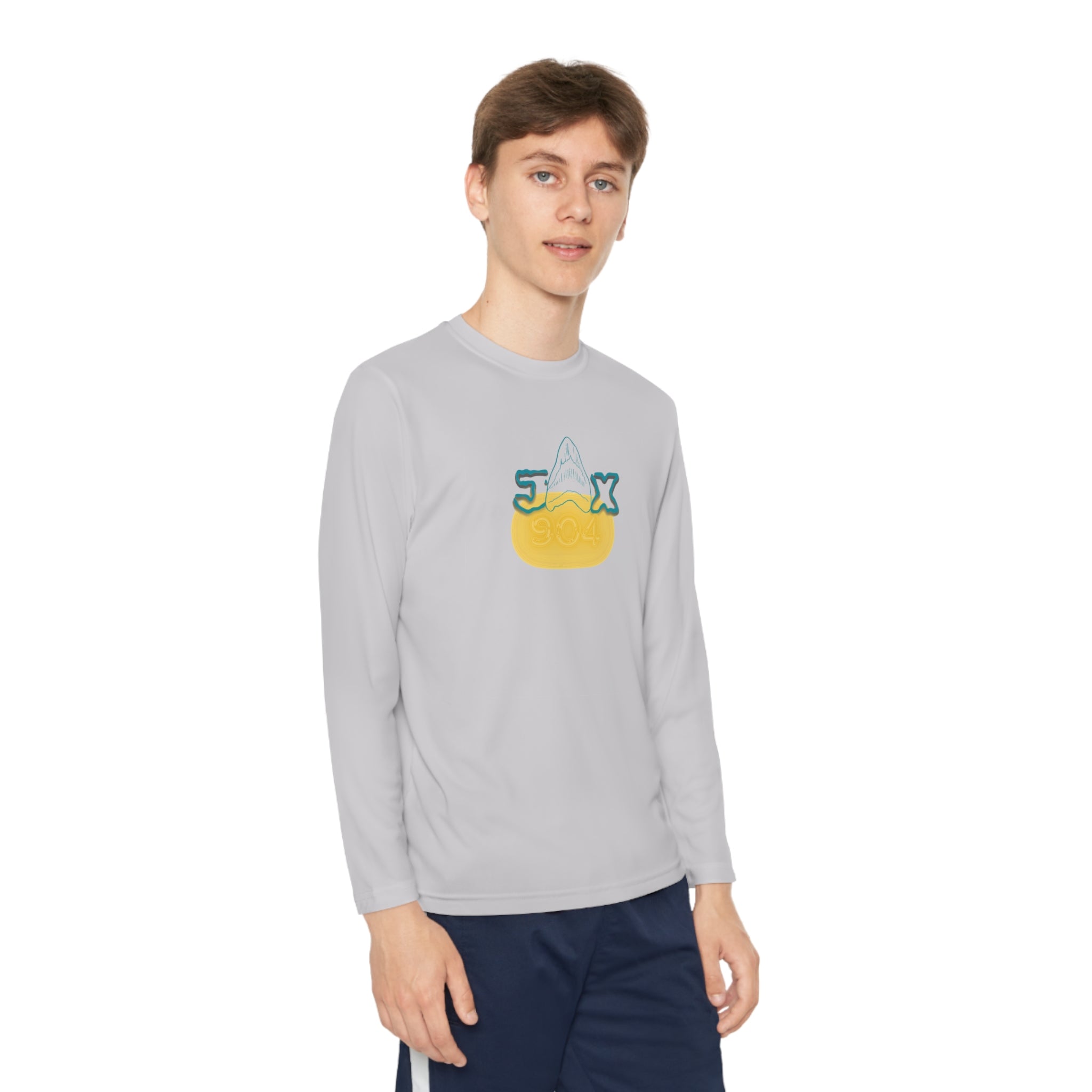 Jax Shark Tooth Youth Long Sleeve Competitor Tee