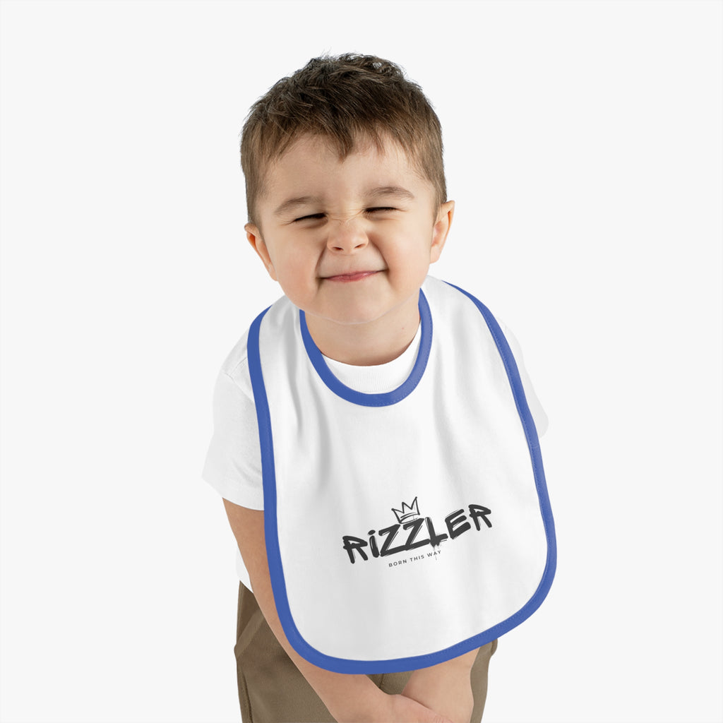 Baby Rizzler Trim Jersey Bib