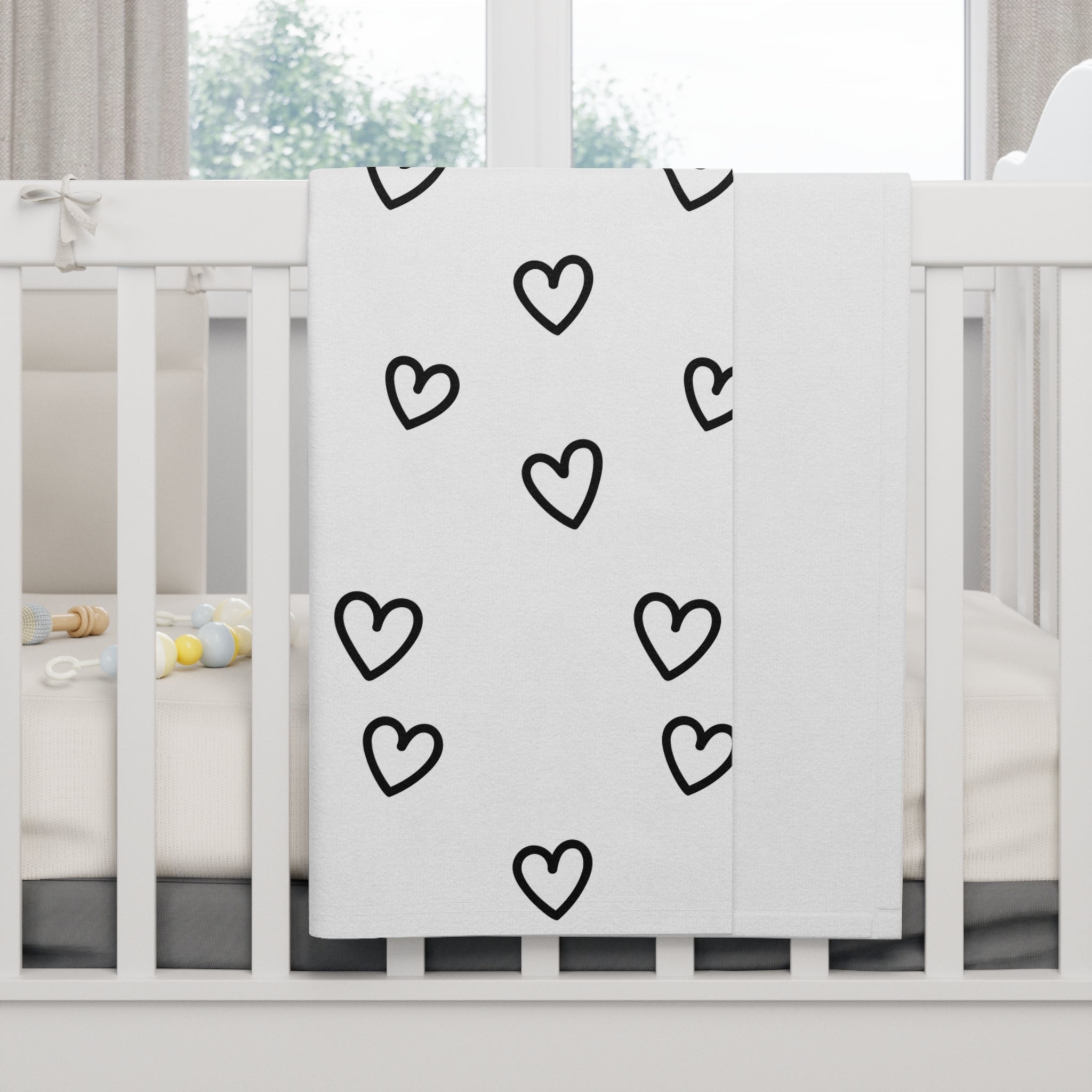 Valentine's Baby Blanket Valentine's Soft Fleece Baby Blanket