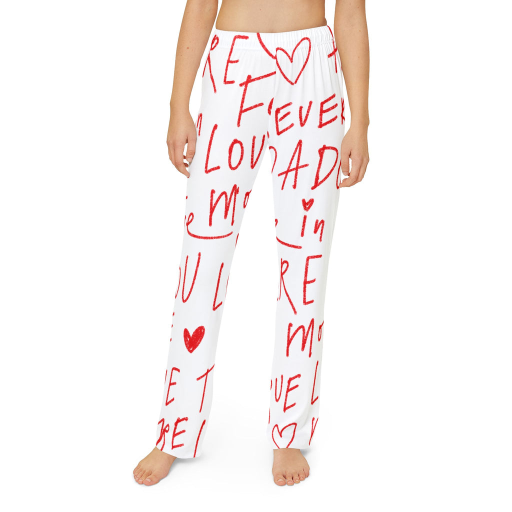 Kids Valentine's Pajama Pant Youth Valentine Lounge Pants