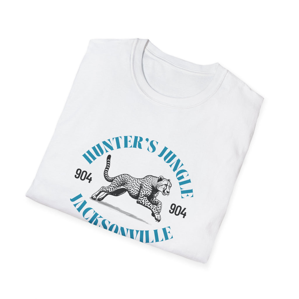 Hunter's Jungle Jacksonville Jags T-Shirt welcoming Travis Hunter NFL Draft Pick