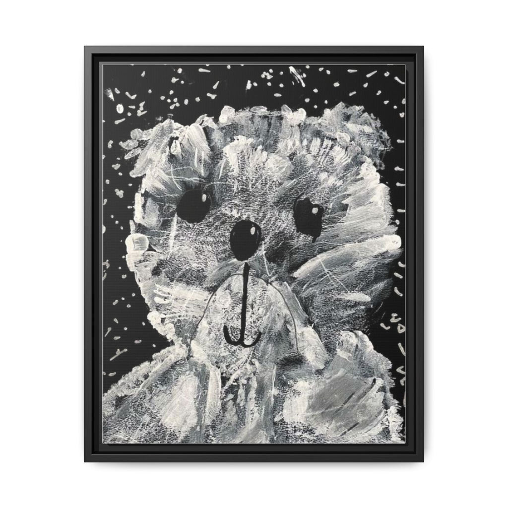 Theodore Roosevelt, Teddy Bear Matte Canvas, Framed Art by Jackson Smith