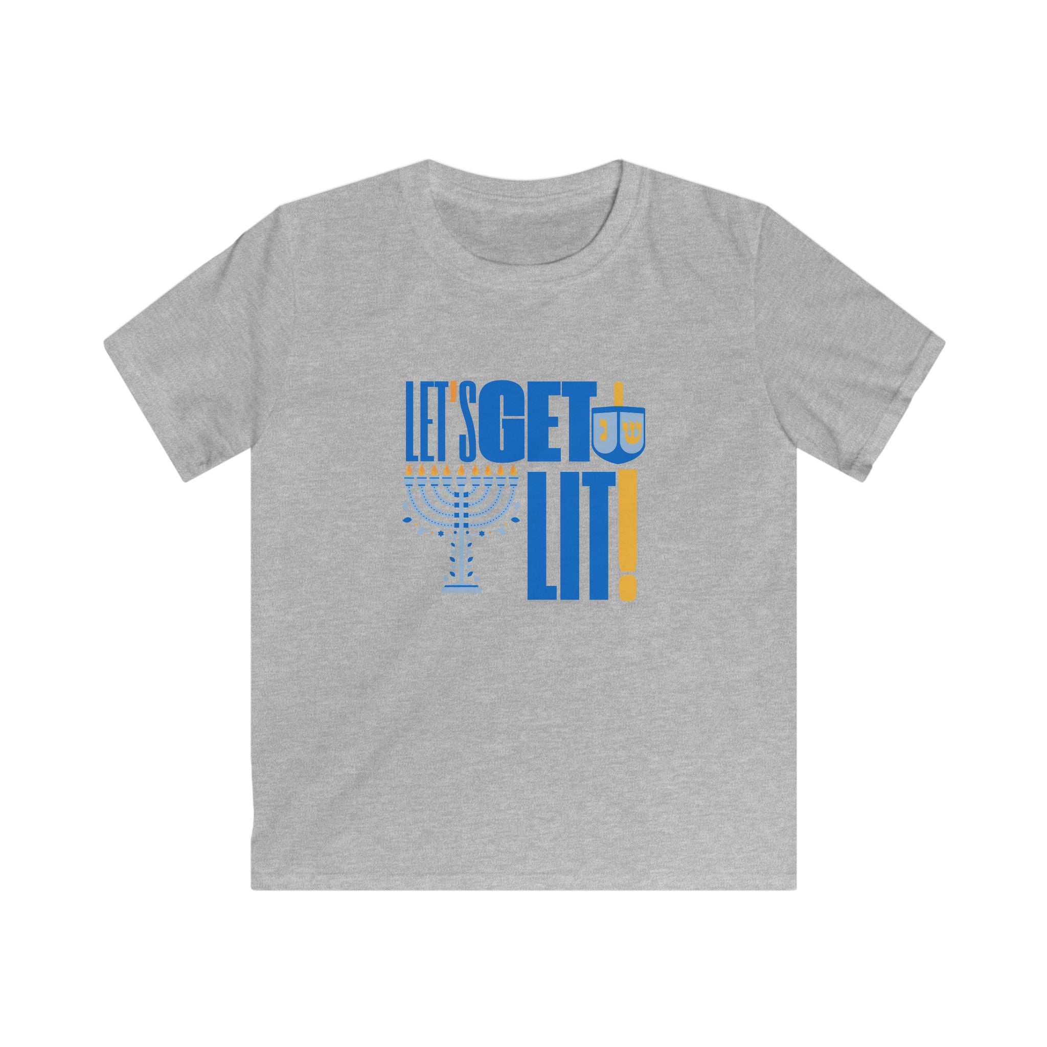 Kids Hanukkah Soft Tee Hanukkah T Shirt for Youth