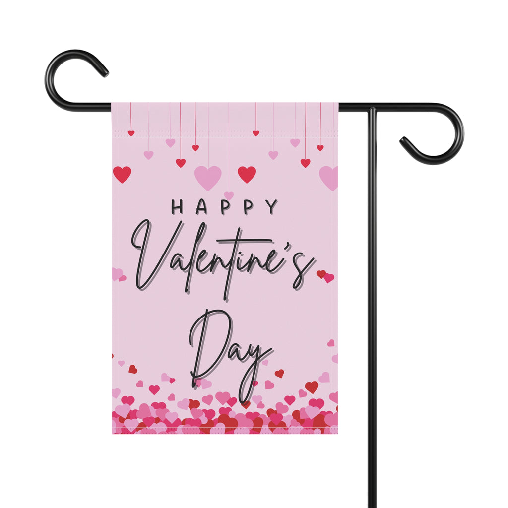 Valentine's Day Garden Flag Welcome Flag for Valentine's Day Happy Valentine's Day Flag