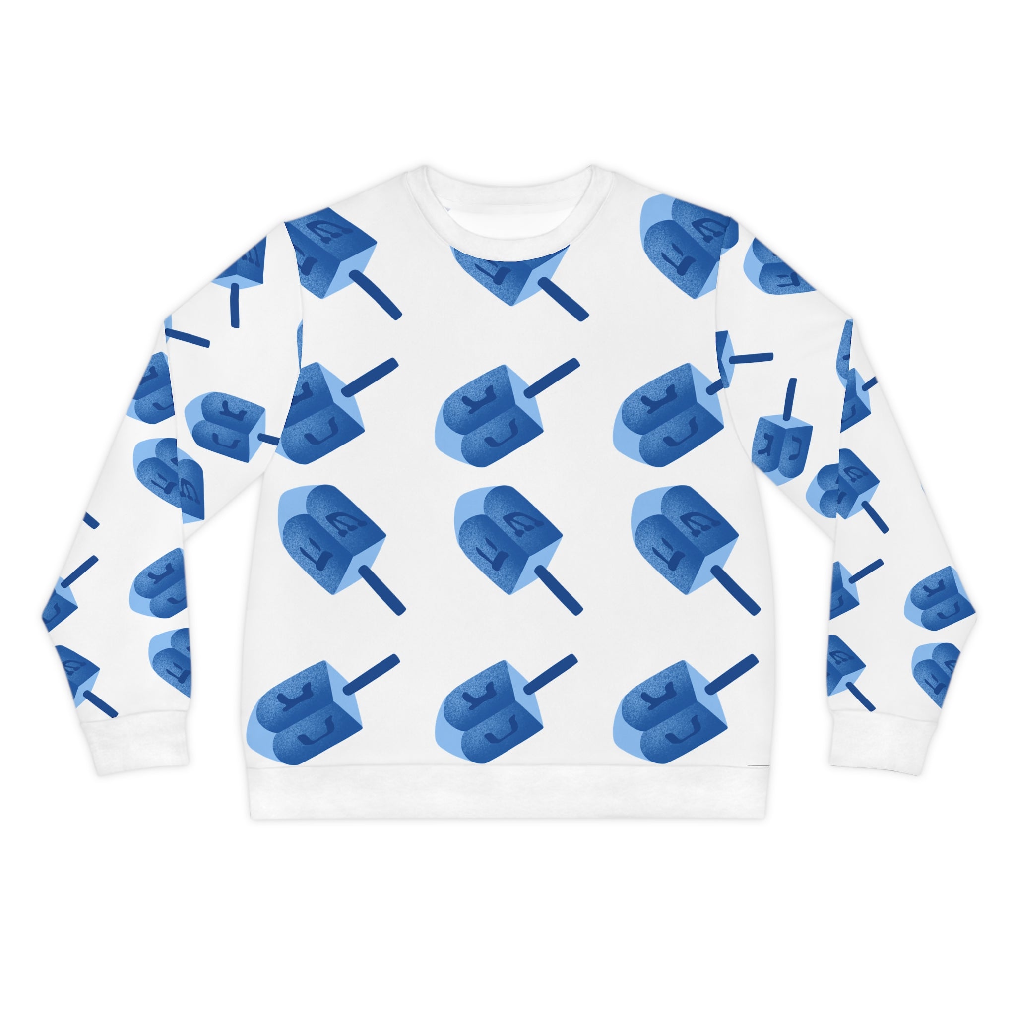 Hanukkah Lightweight Sweatshirt with Unique Dreidel Design Hanukkah Pajama Top