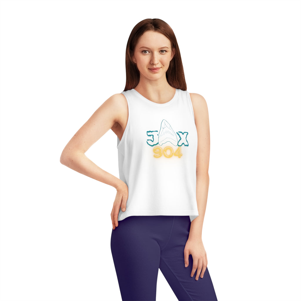 904 JAX Shark Tooth Hunter Women's Dancer Cropped Tank Top