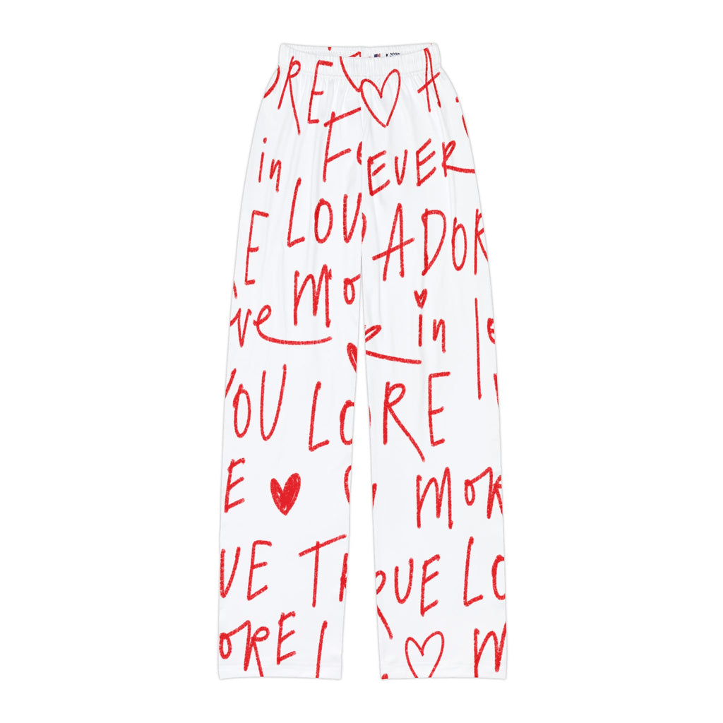 Kids Valentine's Pajama Pant Youth Valentine Lounge Pants