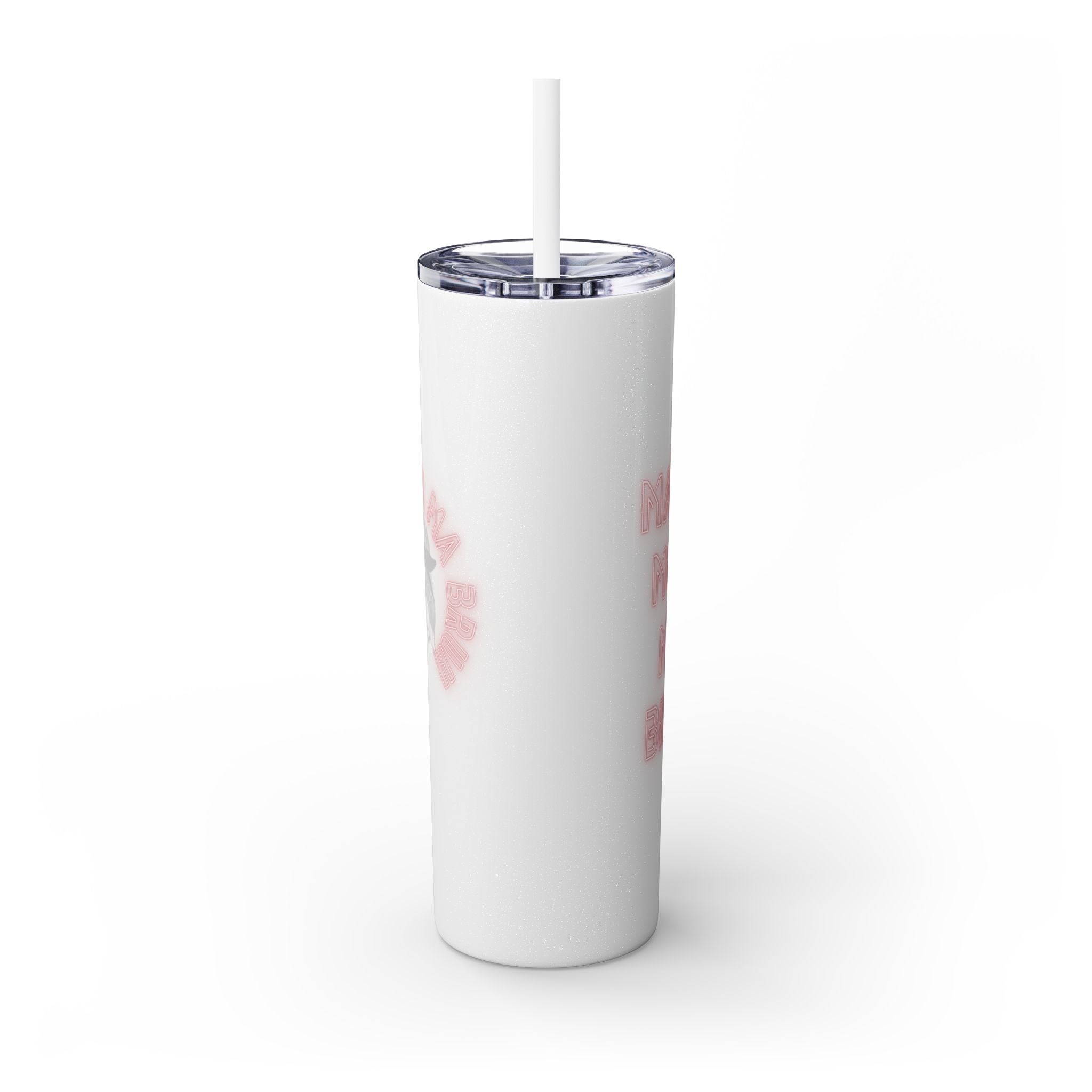 Mom Mama Ma Bruh Skinny Tumbler with Straw, 20oz