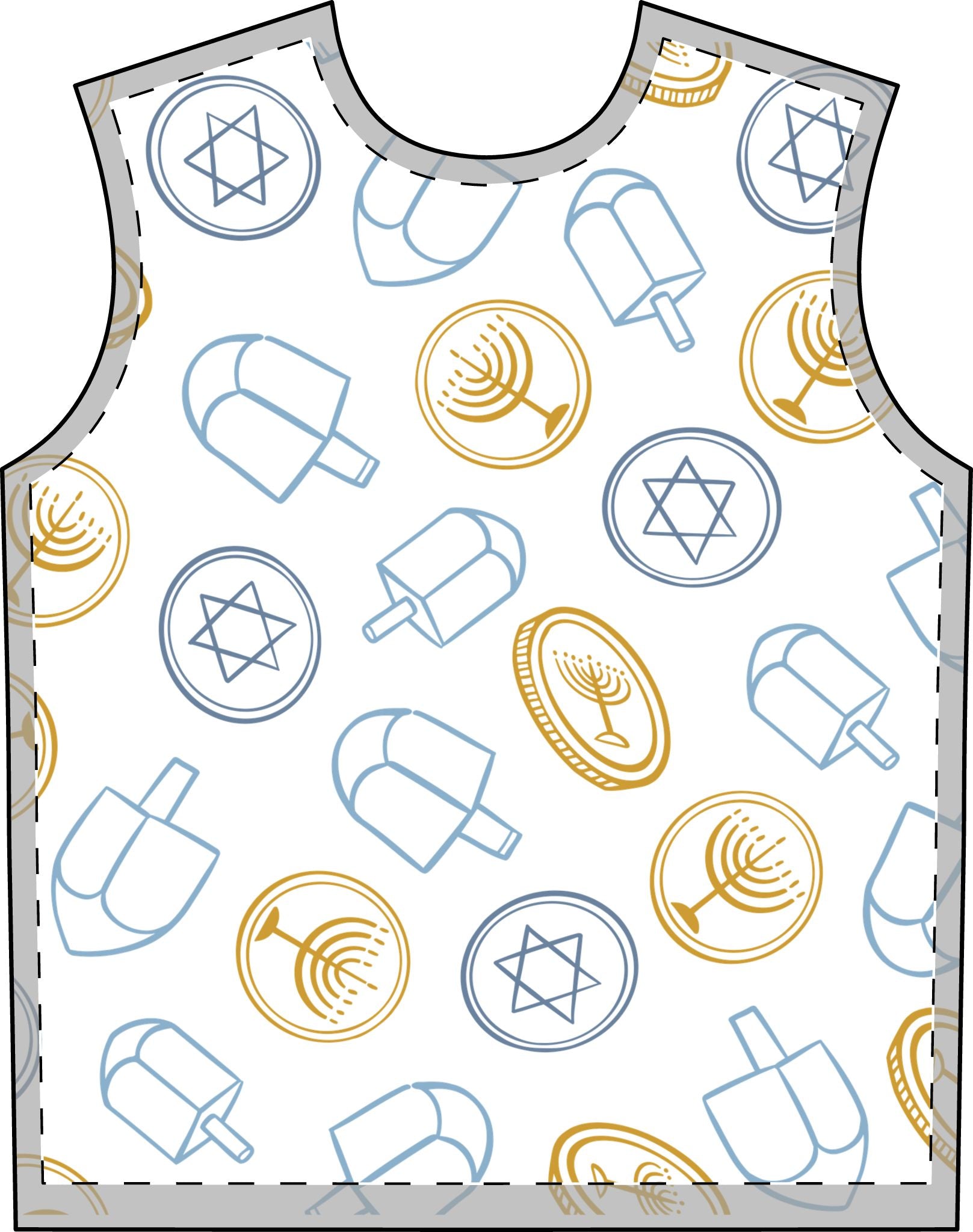 Gimel Gelt Hanukkah Pajama Print | Chanukah Pajamas for Adults | Hanukkah Pajama Set for Adults