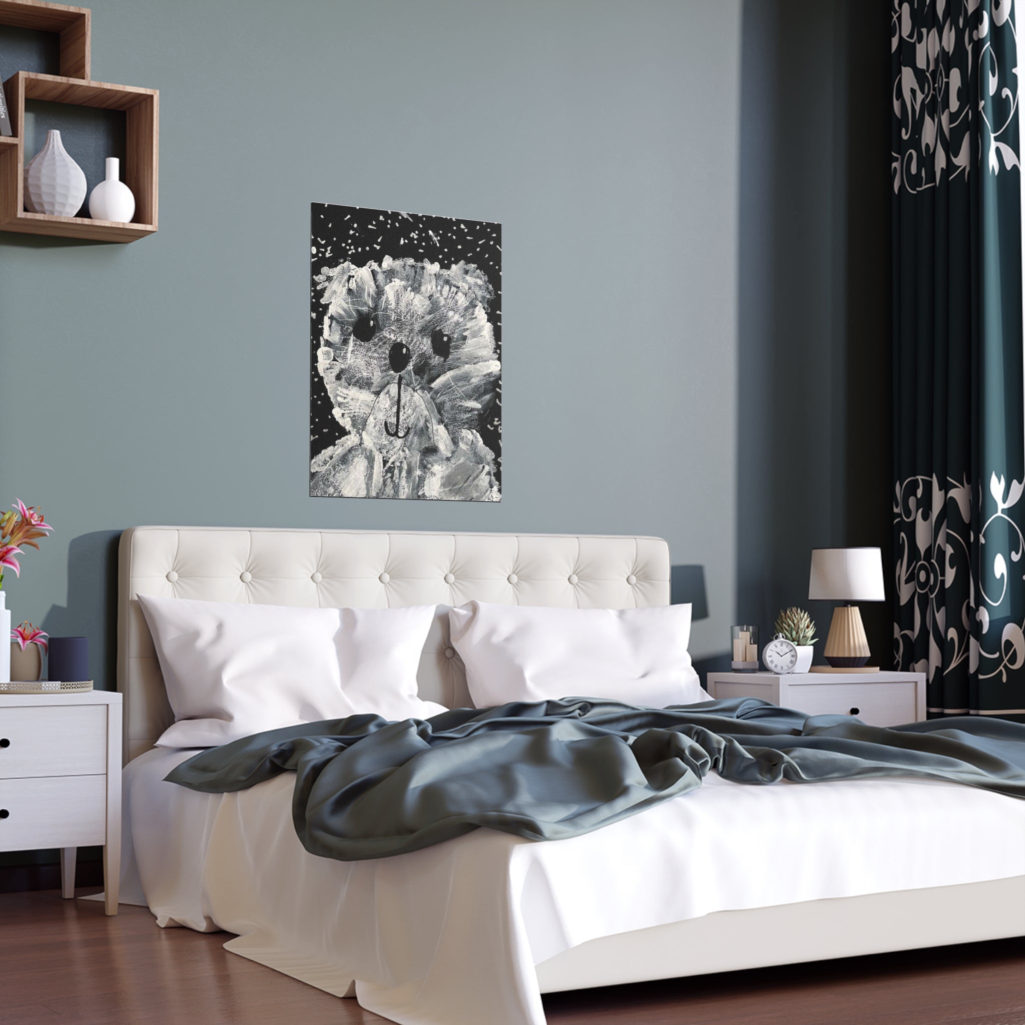 Theodore Roosevelt, Teddy Bear  Indoor and Outdoor Silk Posters Teddy Bear Poster