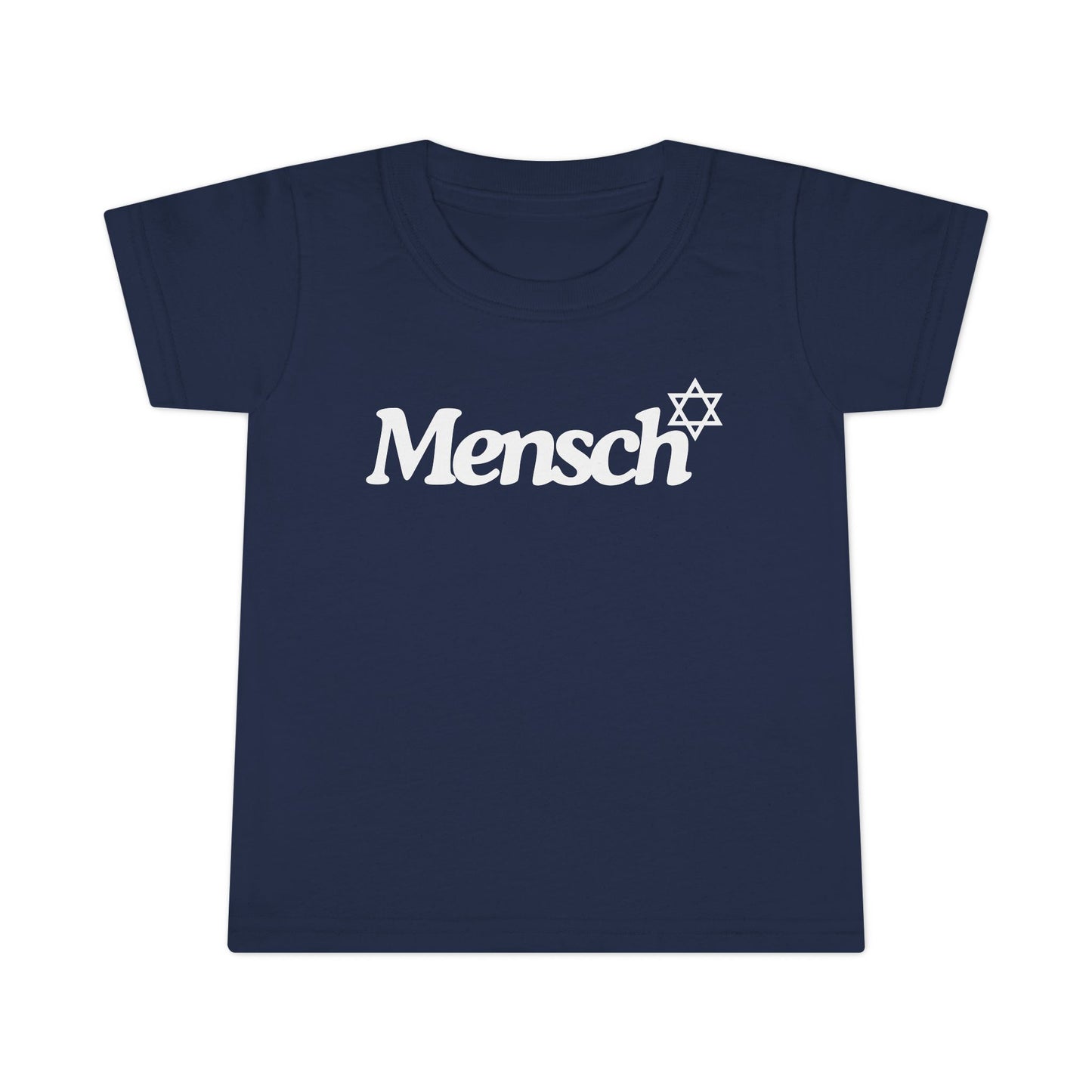 Toddler Mensch T-Shirt Jewish Kids Tee Yiddish Fun Playtime Shirt Jewish Toddler Gifts