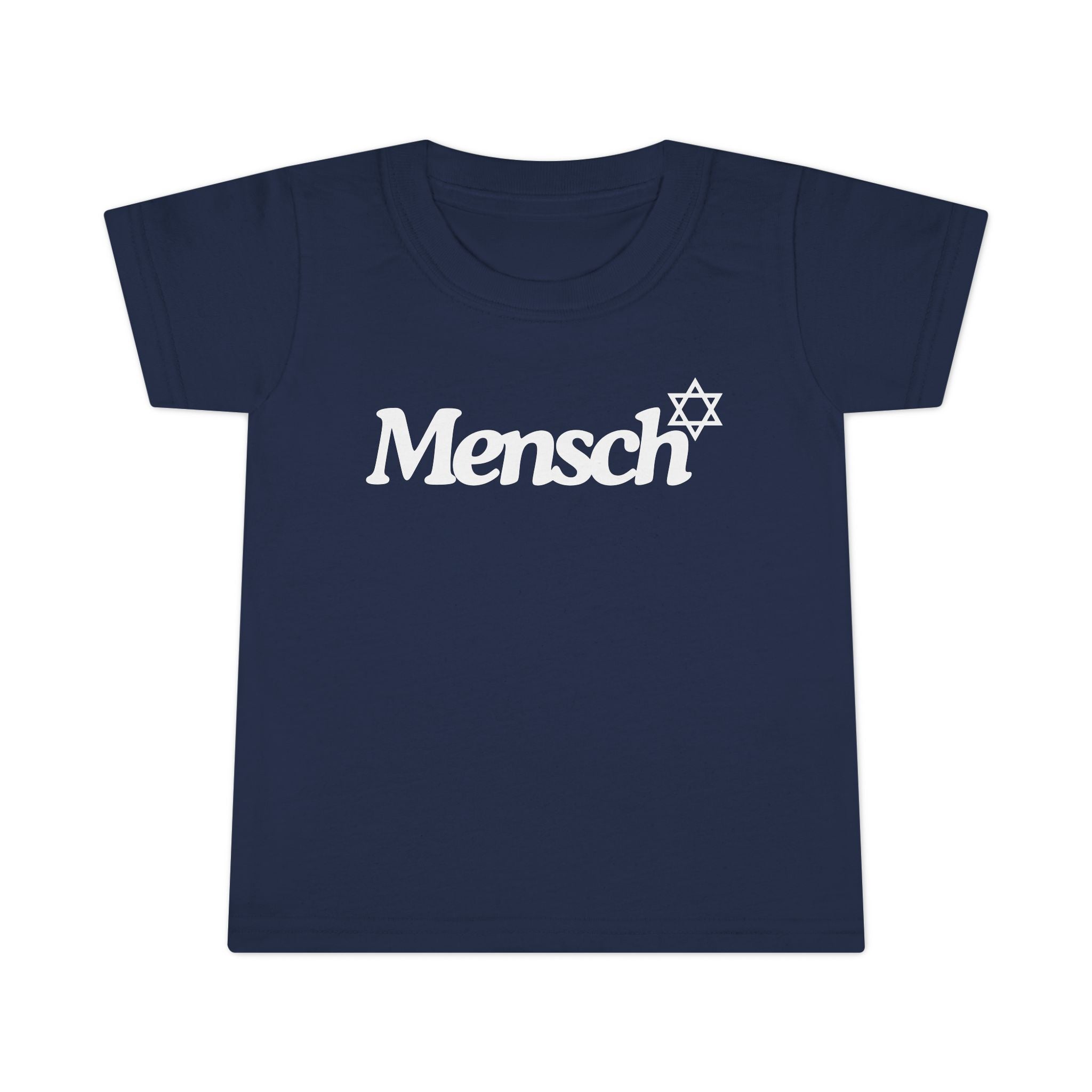 Toddler Mensch T-Shirt Jewish Kids Tee Yiddish Fun Playtime Shirt Jewish Toddler Gifts