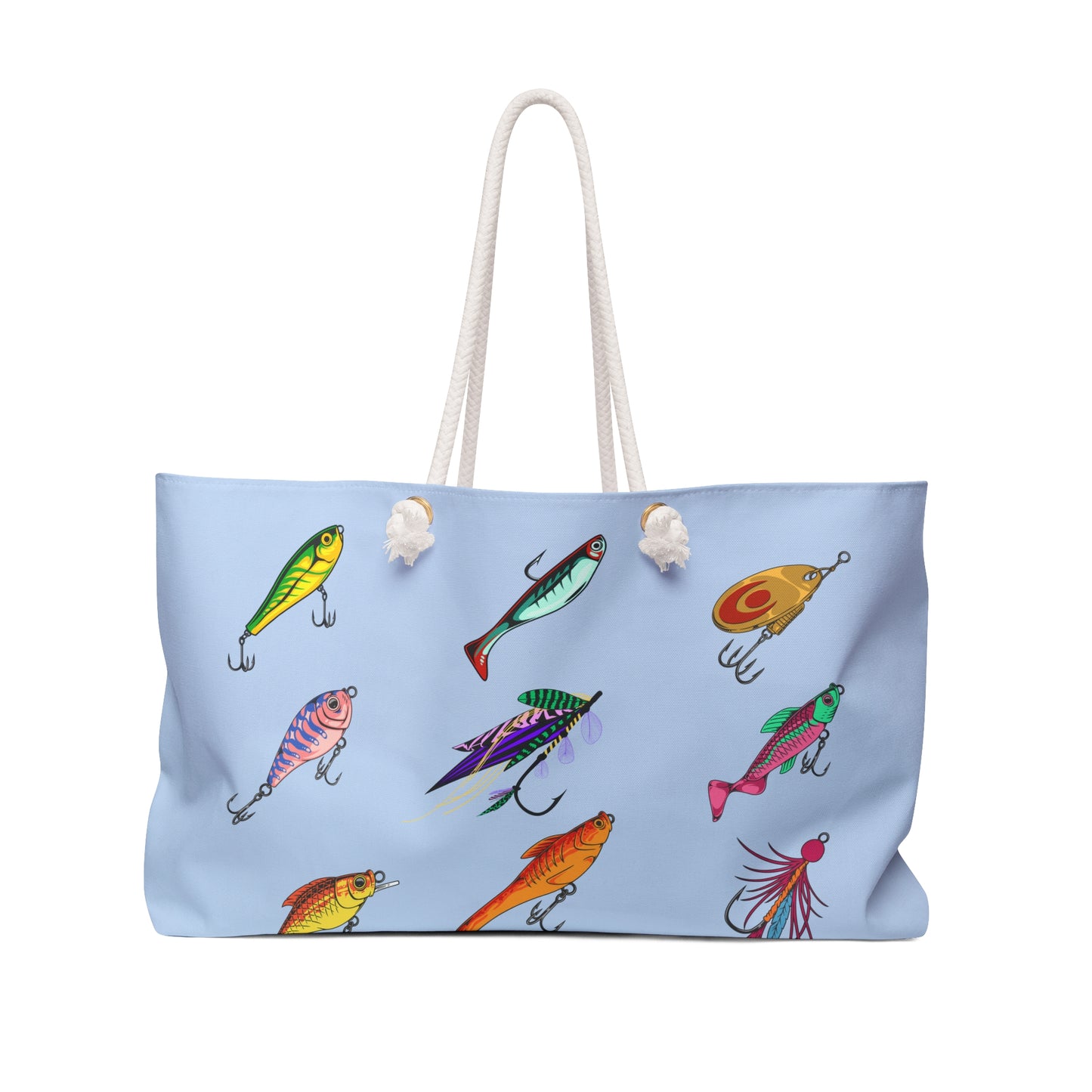 Fishing Weekender Bag, Large Tote Perfect for Beach Weekends or Travel to the Lake House