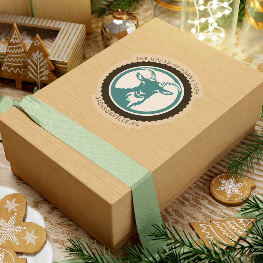 Goats of Hanna Park Mtn Bike Trail Kiss-Cut Stickers