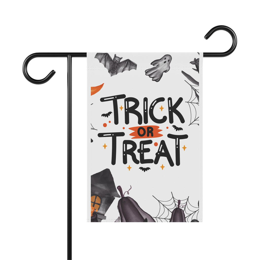 Trick or Treat Garden Flag Halloween Garden Flag Trick o Treat Flag