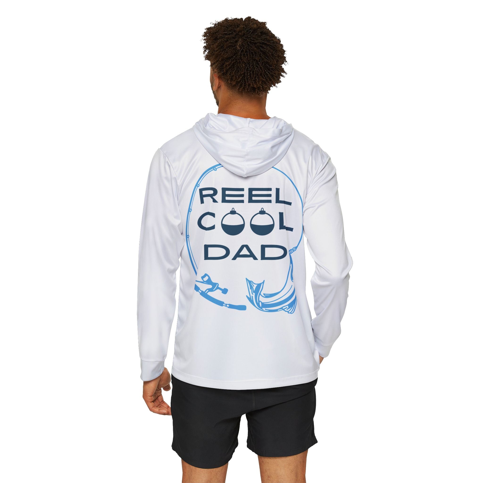 Reel Cool Dad Fishing Longsleeve Hoodie