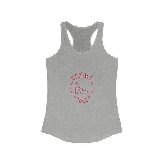 Heels in the House! Women's Ideal Racerback Tank