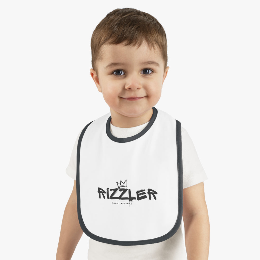 Baby Rizzler Trim Jersey Bib