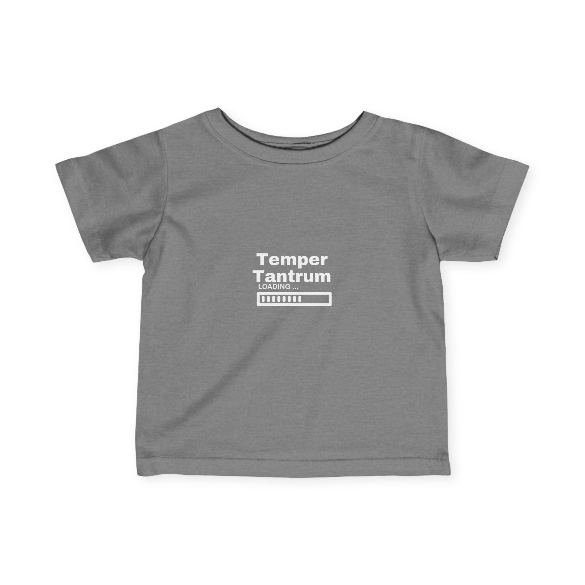 Temper Tantrum Loading Funny Infant Temper Tantrum Tee, Baby Shirt, Toddler Humor T-Shirt, Gift for New Parents, Cute Baby Outfit