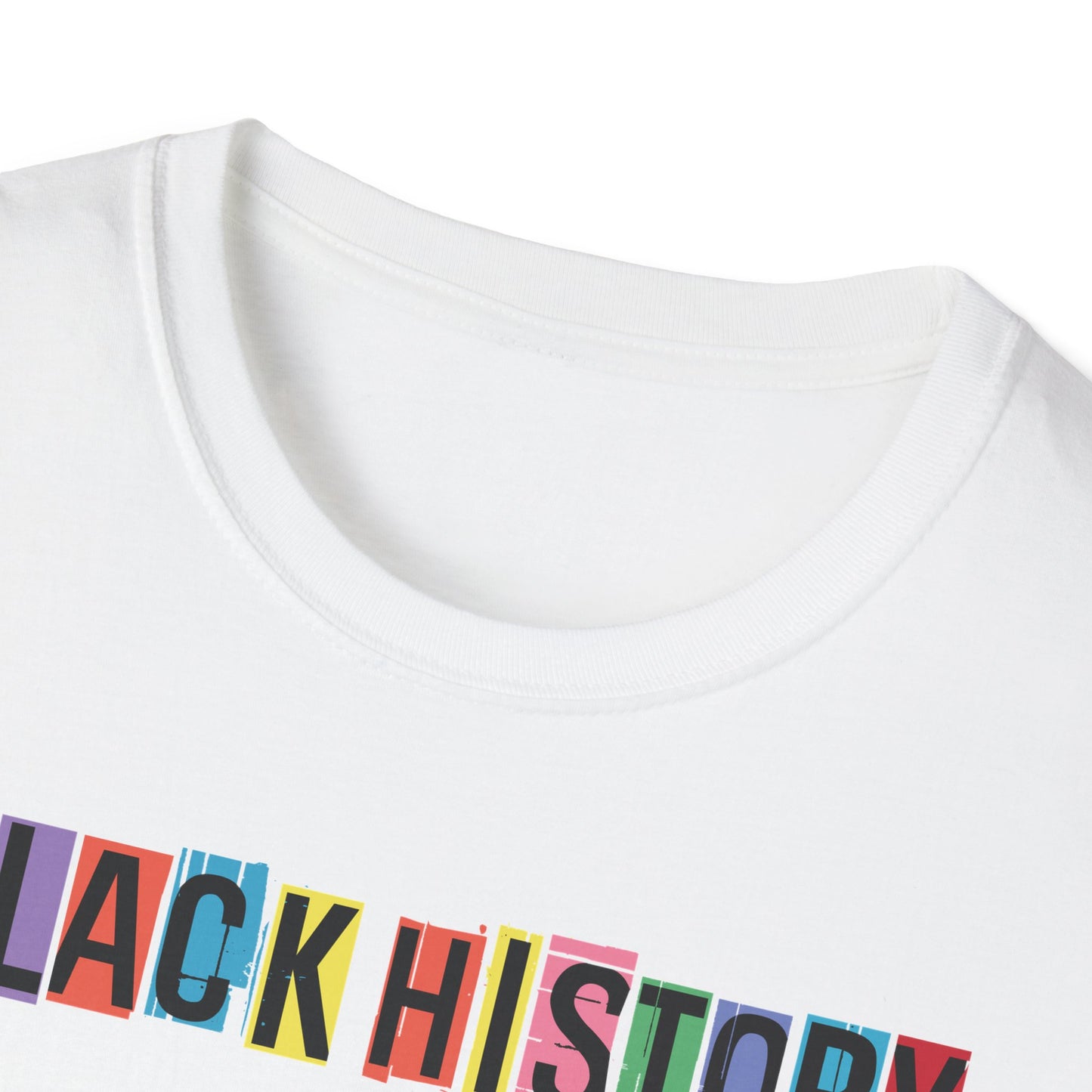 Black History T-Shirt Love Black History Month Shirt to Support Black History - Unisex Softstyle Tee, Pride Apparel